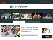 Tablet Screenshot of conddedeporte.com